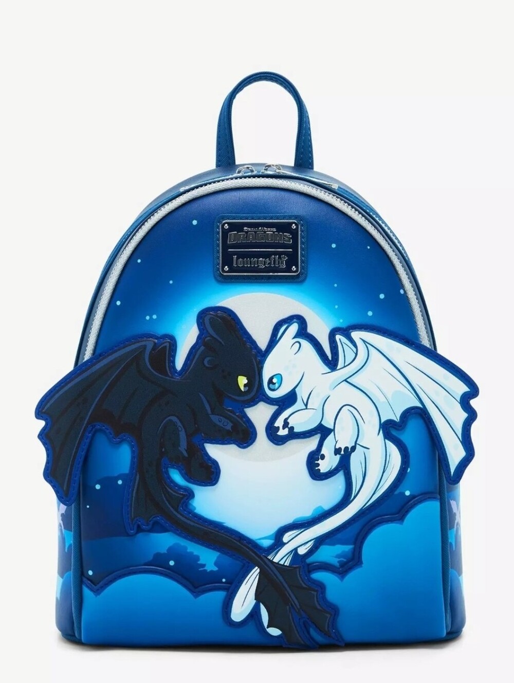 Loungefly Blue Night & Light Fury How To Train Your Dragon Backpack